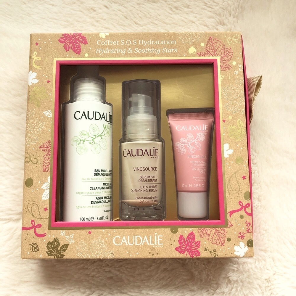Caudalie Cleansing water, Serum, Moisturizer